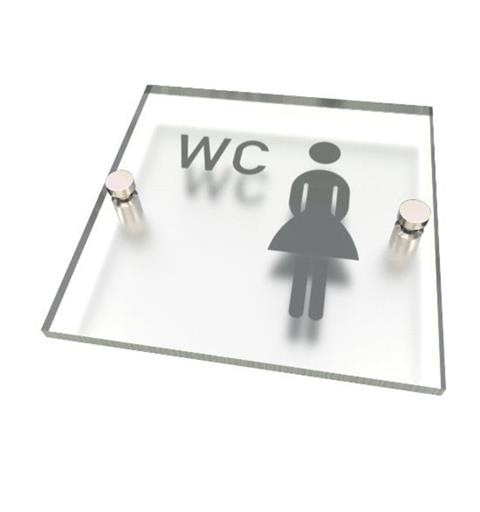 Toalett kvinner Forskjellige materialer og størrelser