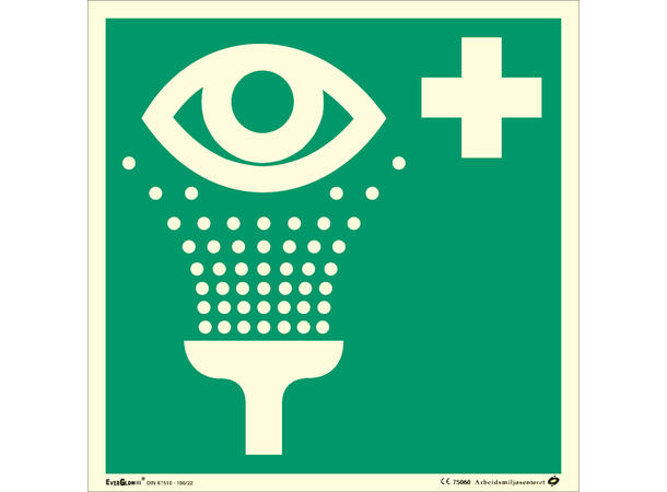 Øyeskylling 118 x 118 mm - Aluminium Etterlysende S. 