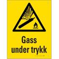 Gass under trykk 150 x 200 mm - Aluminium