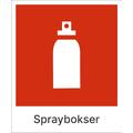 Spraybokser 250 x 300 mm - VS