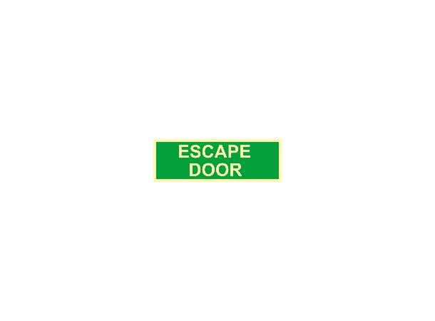 Escape door 300 x 100 mm - PET