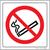 Røyking forbudt 200 x 200 mm - A 