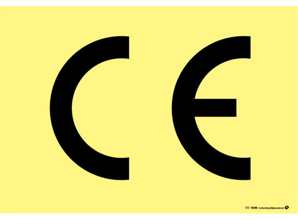 CE 60 x 30 mm - Aluminium Selvklebende 