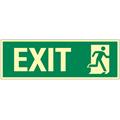 Exit righthand 150 x 450 mm - PET