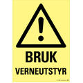 Bruk verneutstyr 150 x 200 mm - Aluminium