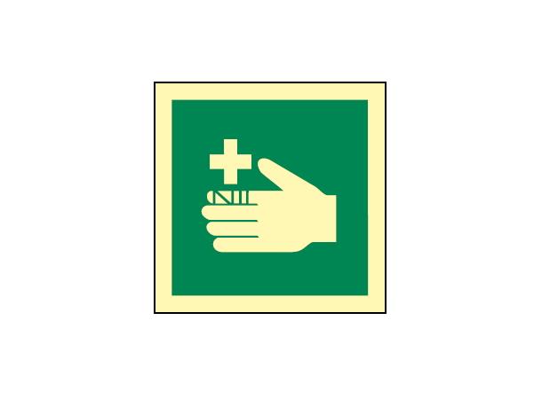 First aid kit 150 x 150 mm - PET