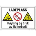 Ladeplass - R&#248;yking og bruk av ild forb 200 x 150 mm - A