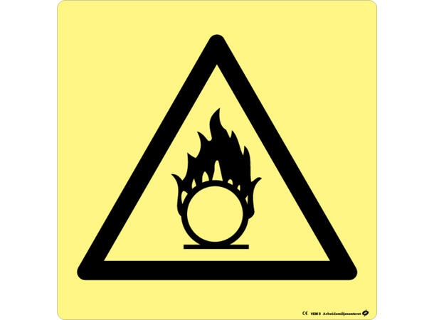 Oksiderende materiale 200 x 200 mm - Aluminium 