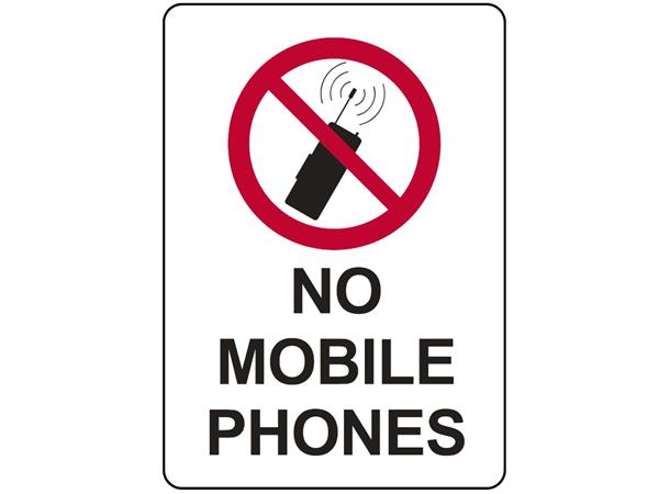 No mobile phones 150 x 200 mm - VS