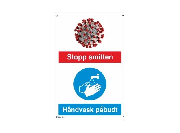 Stopp smitten - Håndvask 200 x 300 mm - PVC