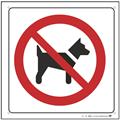 Hunder forbudt 200 x 200 mm - A