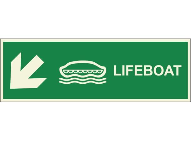 Lifeboat downstairs left 300 x 100 mm - PET