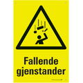 Fallende gjenstander 200 x 300 mm - Aluminium