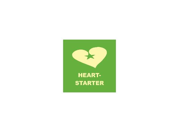 Heart starter machine 150 x 150 mm - PET