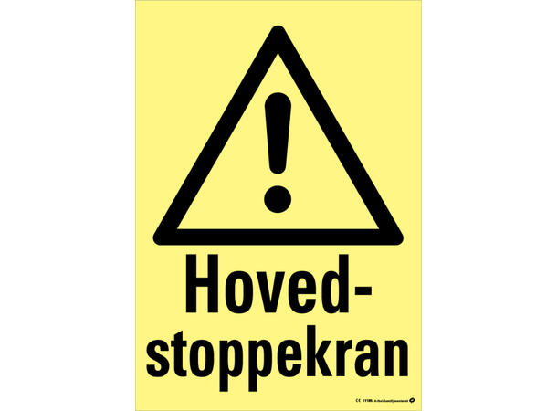 Hovedstoppekran 150 x 200 mm - Aluminium 
