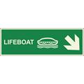 Lifeboat downstairs right 300 x 100 mm - PET