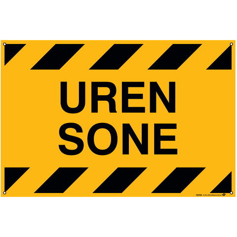 Uren sone 300 x 200 mm - PVC
