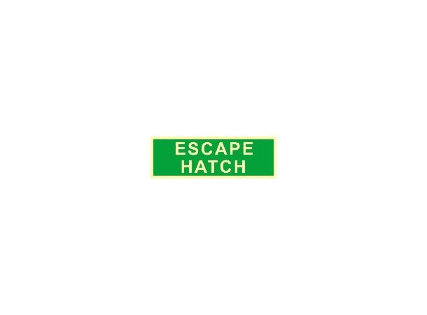Escape hatch 300 x 100 mm - PET