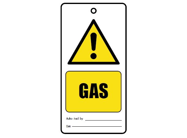 GAS - Tags à 10 stk 75 x 150 mm - PVC