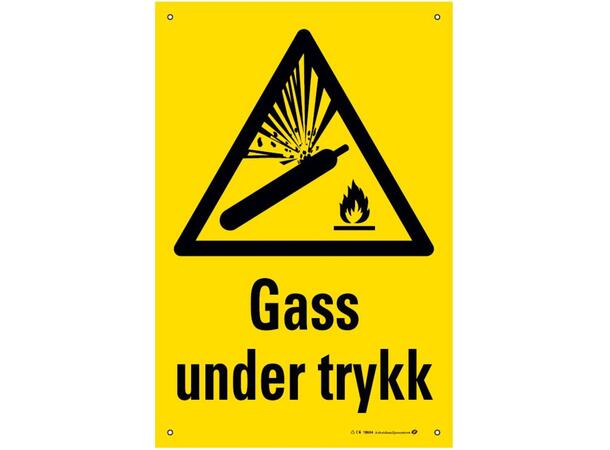 Gass under trykk 200 x 300 mm - Aluminium 