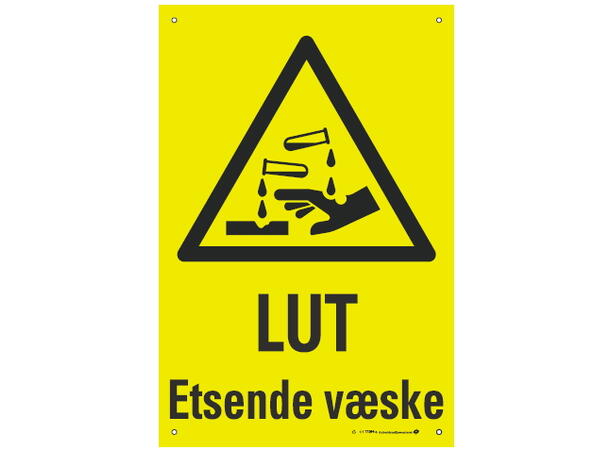 Lut - Etsende væske 200 x 300 mm - A 