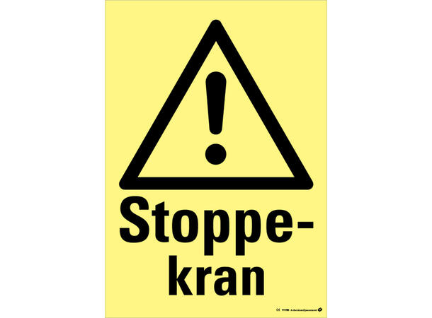 Stoppekran 150 x 200 mm - Aluminium 