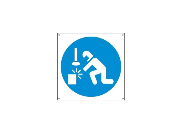 Avtrekk ved sveising 200 x 200 mm - Aluminium 