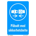 Sikkerhetsbelte 200 x 300 mm - Aluminium