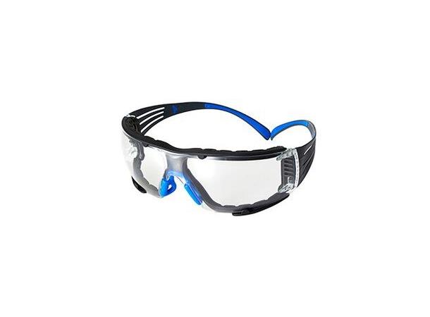 Vernebrille 3M SecureFit 400 Scotchgard Klar linse - Skum