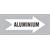Type 4 - Aluminiumsfarge 70 mm x 10 m 