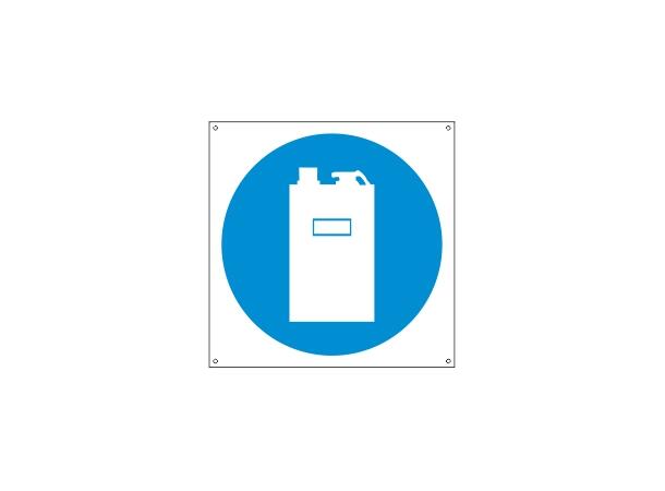 CO2-måler 200 x 200 mm - Aluminium 