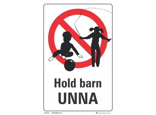 Hold barn unna 200 x 300 mm - Aluminium 