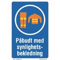 Synlighetsbekledning 200 x 300 mm - Aluminium