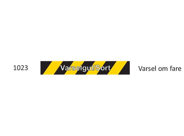 Type 1 - Varsel gul/sort Varsel om fare