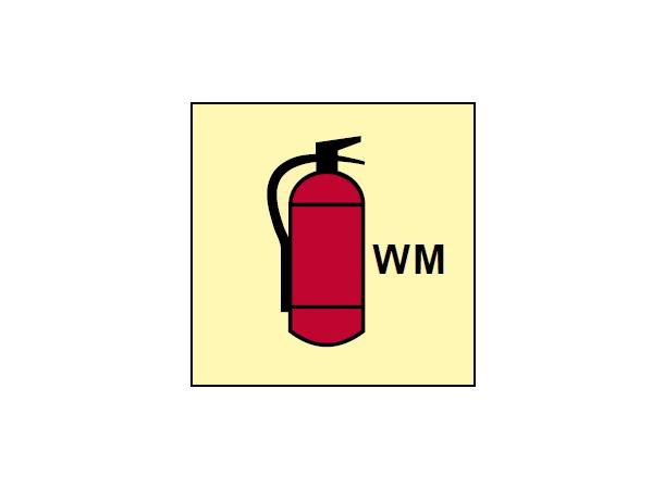 Water mist fire extinguisher 150 x 150 mm - PET 