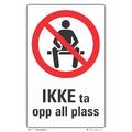 Ikke ta opp all plass 200 x 300 mm - Aluminium