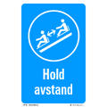 Hold avstand 200 x 300 mm - Aluminium