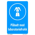 Labratoriefrakk 200 x 300 mm - Aluminium