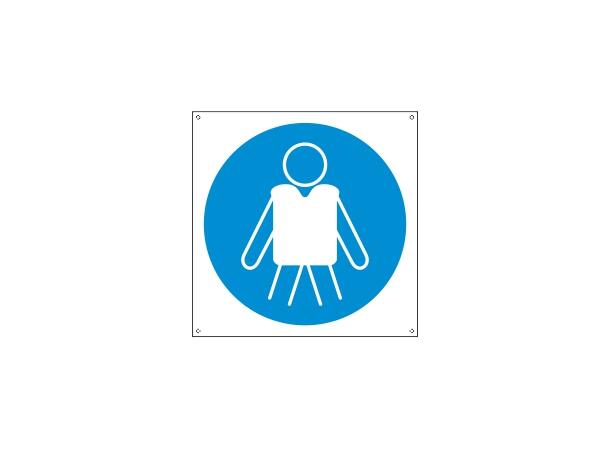 Redningsvest 200 x 200 mm - Aluminium 