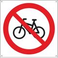 Sykkel forbudt 200 x 200 mm - A