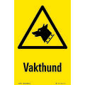 Vakthund 200 x 300 mm - Aluminium