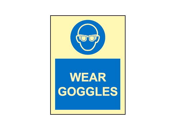Wear goggles 150 x 150 mm - PET