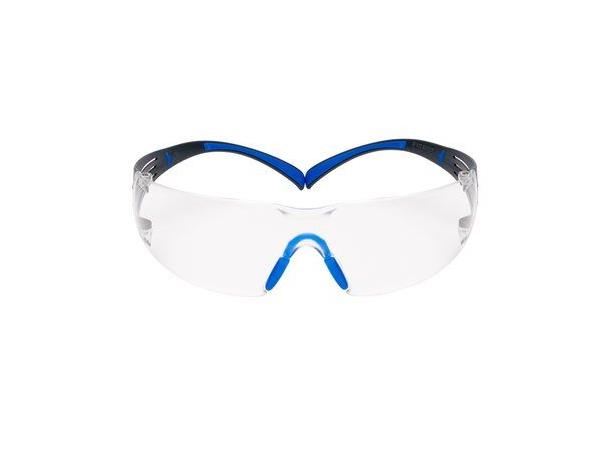 Vernebrille 3M SecureFit 400 Scotchgard Klar linse - Blå innfatning