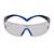 Vernebrille 3M SecureFit 400 Scotchgard I/O linse - Blå innfatning 