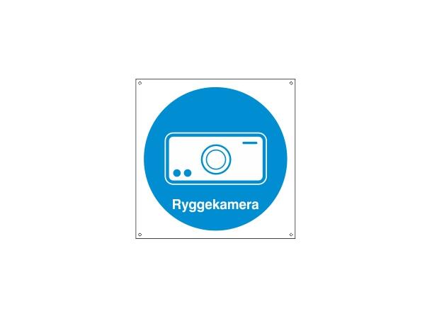 Ryggekamera 200 x 200 mm - Aluminium 