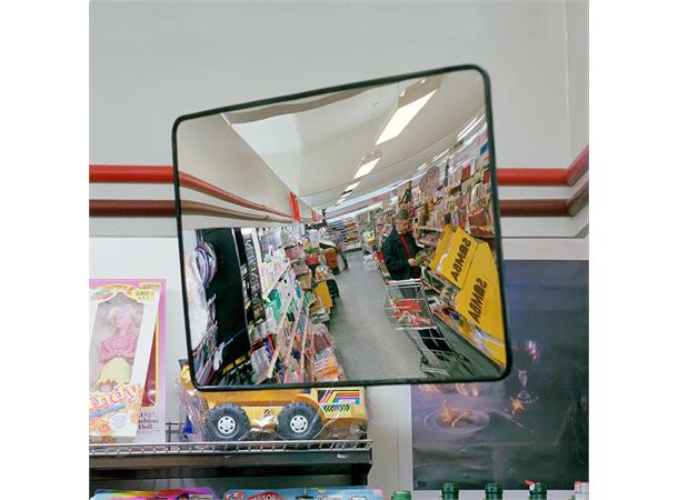 Slimline konvekst speil 60x40cm