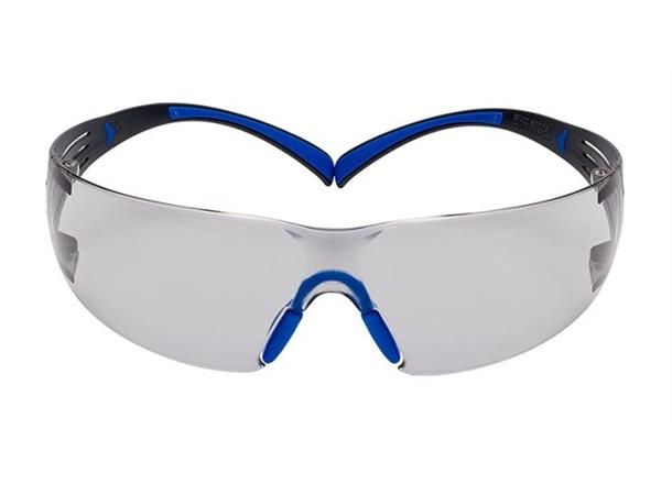 Vernebrille 3M SecureFit 400 Scotchgard I/O linse - Blå innfatning
