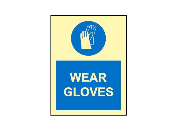 Wear gloves 150 x 150 mm - PET