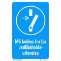 Koble fra f&#248;r vedlikehold 200 x 200 mm - A