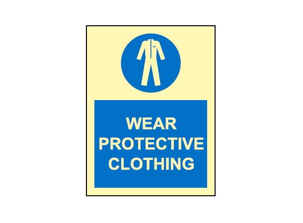 Wear protective clothing 150 x 150 mm - PET